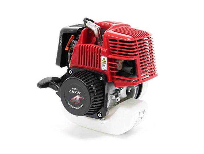 Wiltec LIFAN 139F-2 Moteur essence – 250 x 215 x 260 mm – 0\,88 kW (1\,2 CV) – 34\,6 ccm – 4 temps\, 0\,65 L – OHV\, 8\,2:1 – Monocylindre Lanceur manuel – pour Scie à chaîne Souffleuse à feuille & Tarière