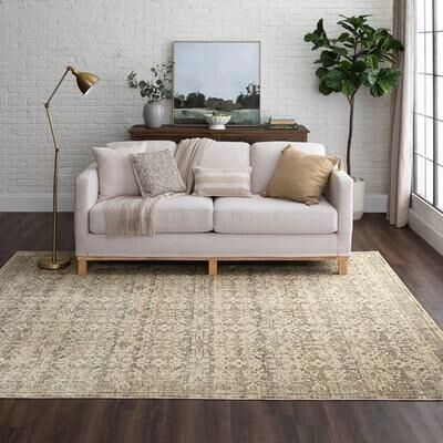 Mohawk Rug / Ds "Divina Rectangle Rug, 5' x 7'10"", Tan"