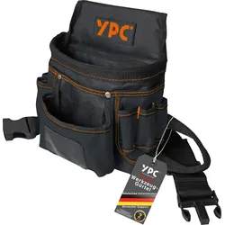 YPC BG00007BKBK - "Presto" Gürteltasche XL, Schwarz, 27x21x13cm, 5 kg Tragkraft