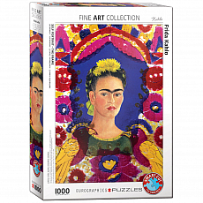 eurographics Puzzle - Selbstbildnis - der Rahmen von Frida Kahlo - 1000 Teile 301035