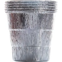 Alu-Einsatz für Fett-Auffangeimer, Tropfschale silber, 5 Stück