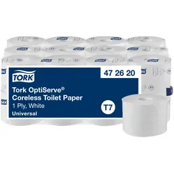 Tork, Toilettenpapier, Toilettenpapier T7-System 472620 Anzahl der Lagen: 1 lagig 24 St. (24 Stk.)
