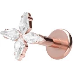 Titan Labret mit Innengewinde KRISTALLSTERN