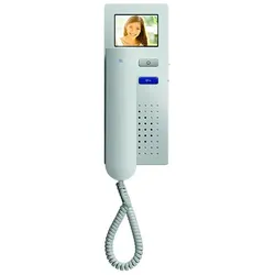 TCS IVH4222-0140 Video 2-Draht Türtelefon mit 2 Tasten, Aufputzmontage weiß IVH42220140
