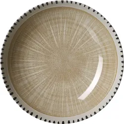 Suppenteller NATURA (BHT 21x5x21 cm) - beige - BHT 21x5x21 cm