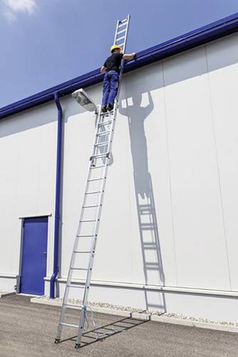 MUNK Günzburger Steigtechnik 21214 Aluminium Seilzugleiter Arbeitshöhe (max.): 8.3m