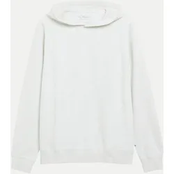 Hoodie mit Ziernaht 03W0-WHITE M