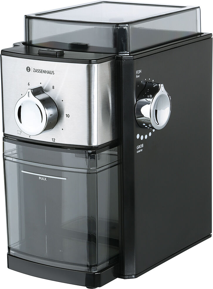 Zassenhaus Macinacaffè elettrico 19 x 21 cm Kingston Steel