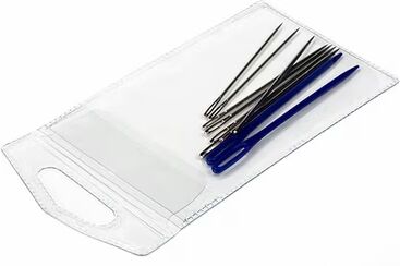 ClearBags "Hanging Vinyl Pouch 2 1/2"" x 4 1/8"" 100 pack"