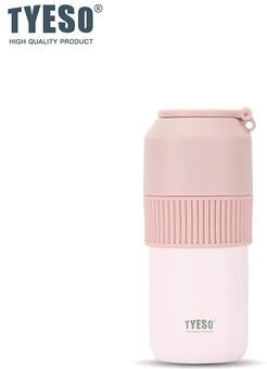 Uplifted Finds TYESO Vacuum Insulated Pet Bottle Cooler Stainless Steel Portable Summer Cup pink M