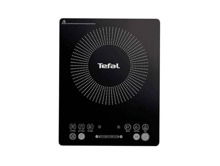 Tefal Induktionskochfeld, Everyday Slim, 45 mm dick, 2100 W, tragbar, kompakt, 6 Programme, 1 manueller Modus, Touchscreen, einfache Reinigung, IH210801
