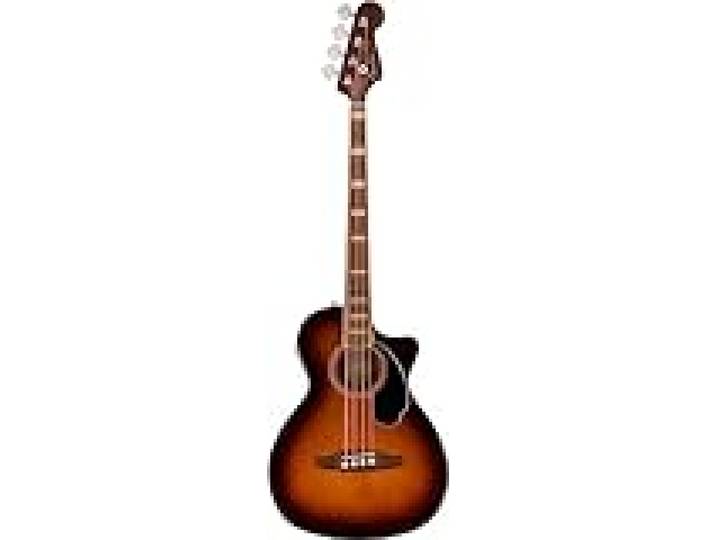Fender Kingman Basse Acoustique-Électrique, Touche Noyer, Shaded Edge Burst