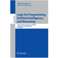 Logic for Programming, Artificial Intelligence, and Reasoning, Fachbücher von Nachum Dershowitz, Andrei Voronkov