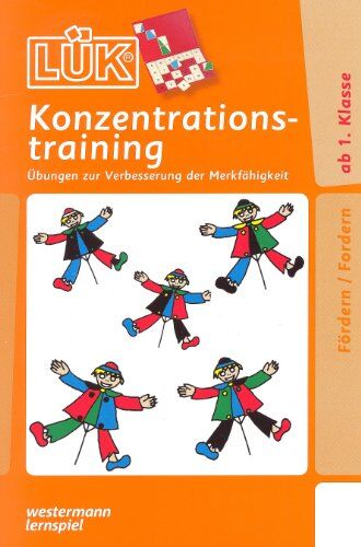 Heiner Müller - LÜK: Konzentrationstraining 1: Übungen zur Verbesserung der Merkfähigkeit: Übungen zur Verbesserung der Merkfähigkeit ab Klasse 1: HEFT 1 - Preis vom 14.10.2026 23:07:16 h