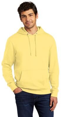 District DT6100 V.I.T. Fleece Hoodie in Light Yellow size 5XL   Cotton/Polyester Blend