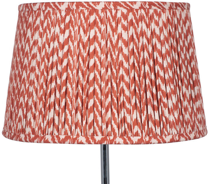 Bloomsbury Market Mio Empire Cotton Lamp Shade ( Uno ) Red 22cm H x 35cm W x 35cm