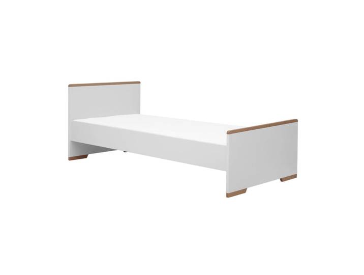Lit junior Pinio Snap Blanc et bois