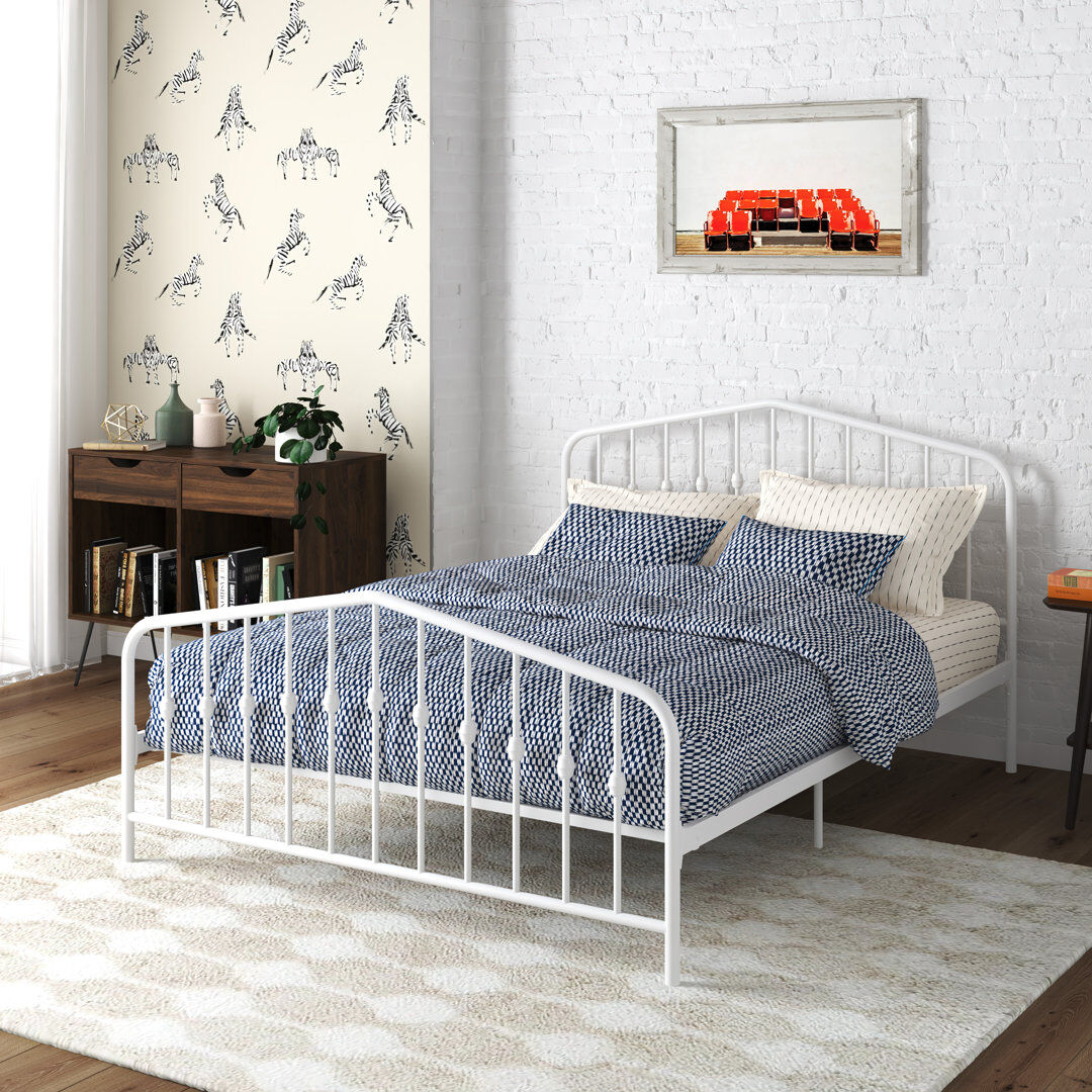 Three Posts Holland UK Super King - DE 180 X 200 Cm Bed White Kingsize (5')