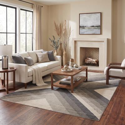 MDA Rugs Kriselia Collection Abstract Angles Area Rug