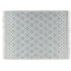 Tom Tailor Handwebteppich Colored Macrame Four blue 160 x 230 cm