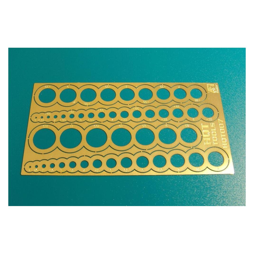 Brengun scribing templates circles (HQT007)
