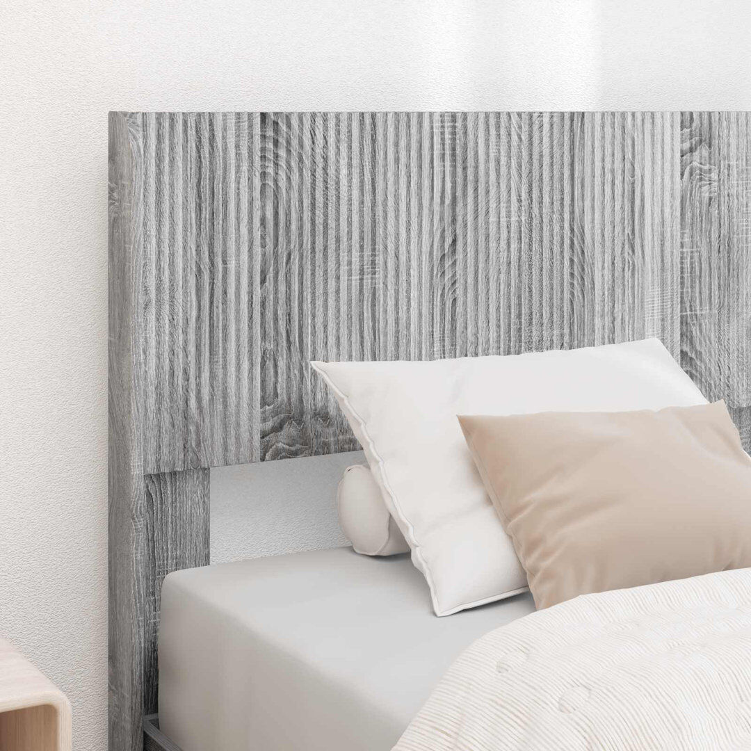 Brayden Studio Panel Headboard Grey Sonoma Single (3')