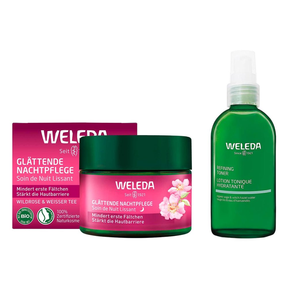 Glättende Nachtpflege Wildrose & Refining Hydra Toner 08108659