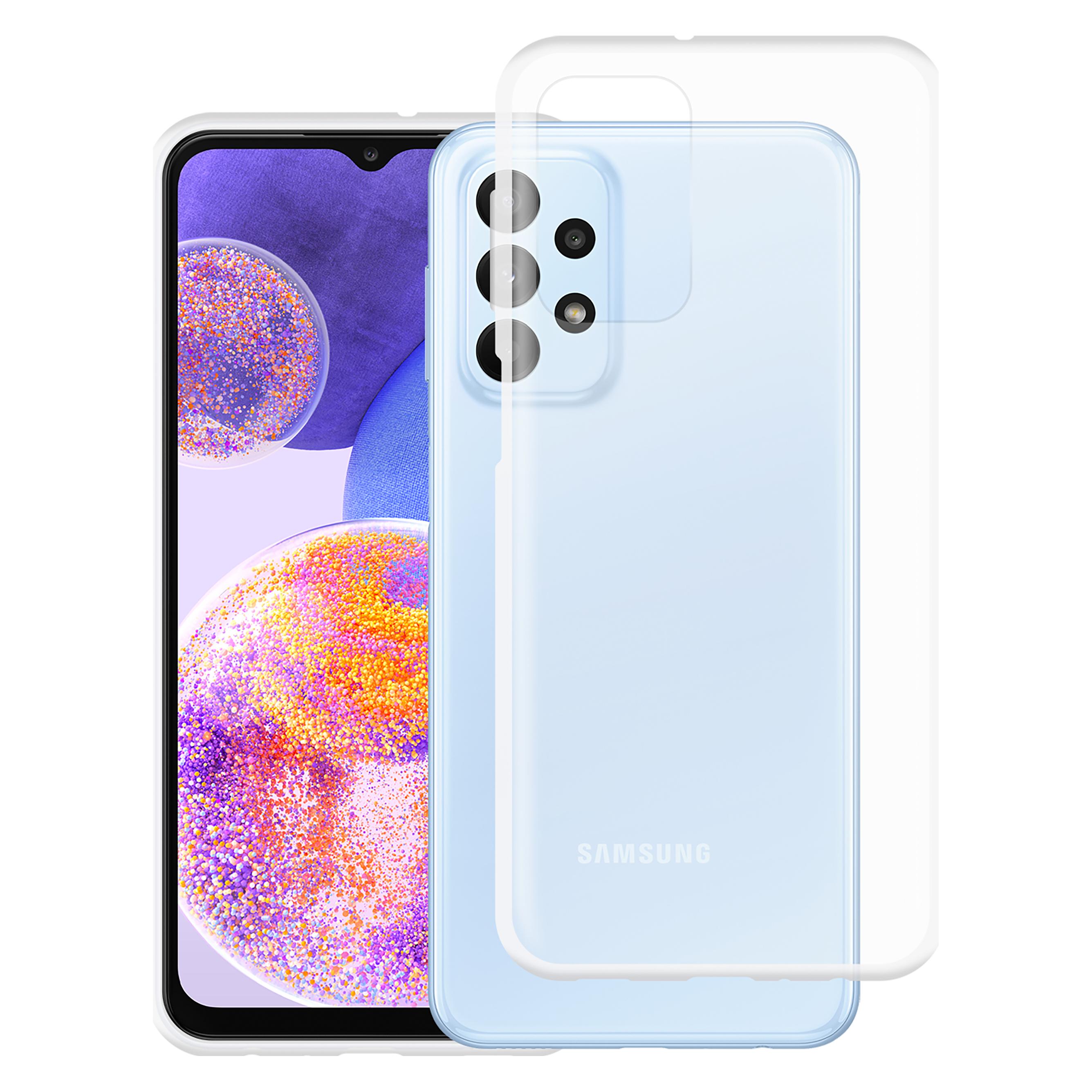 Samsung Soft Clear Cover (Samsung Galaxy A23, Samsung Galaxy A23 5G) (EF-QA235TTEGWW)