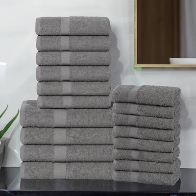 Superior Franklin Cotton Lightweight 18-Piece Assorted Towel Set