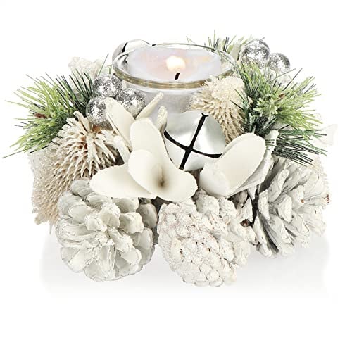 COM-FOUR decoratieve theelichthouder voor kerst en herfst