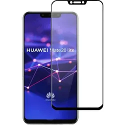 Screenguard Huawei Mate 20 Lite Full Screen Panzerglas Schutzfolie 2.5D 9H (Huawei Mate 20 Lite), Smartphone Schutzfolie, Schwarz