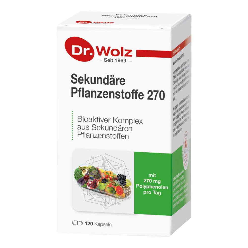 Dr. Wolz Zell GmbH Sekundäre Pflanzenstoffe 270 Kapseln 18603532