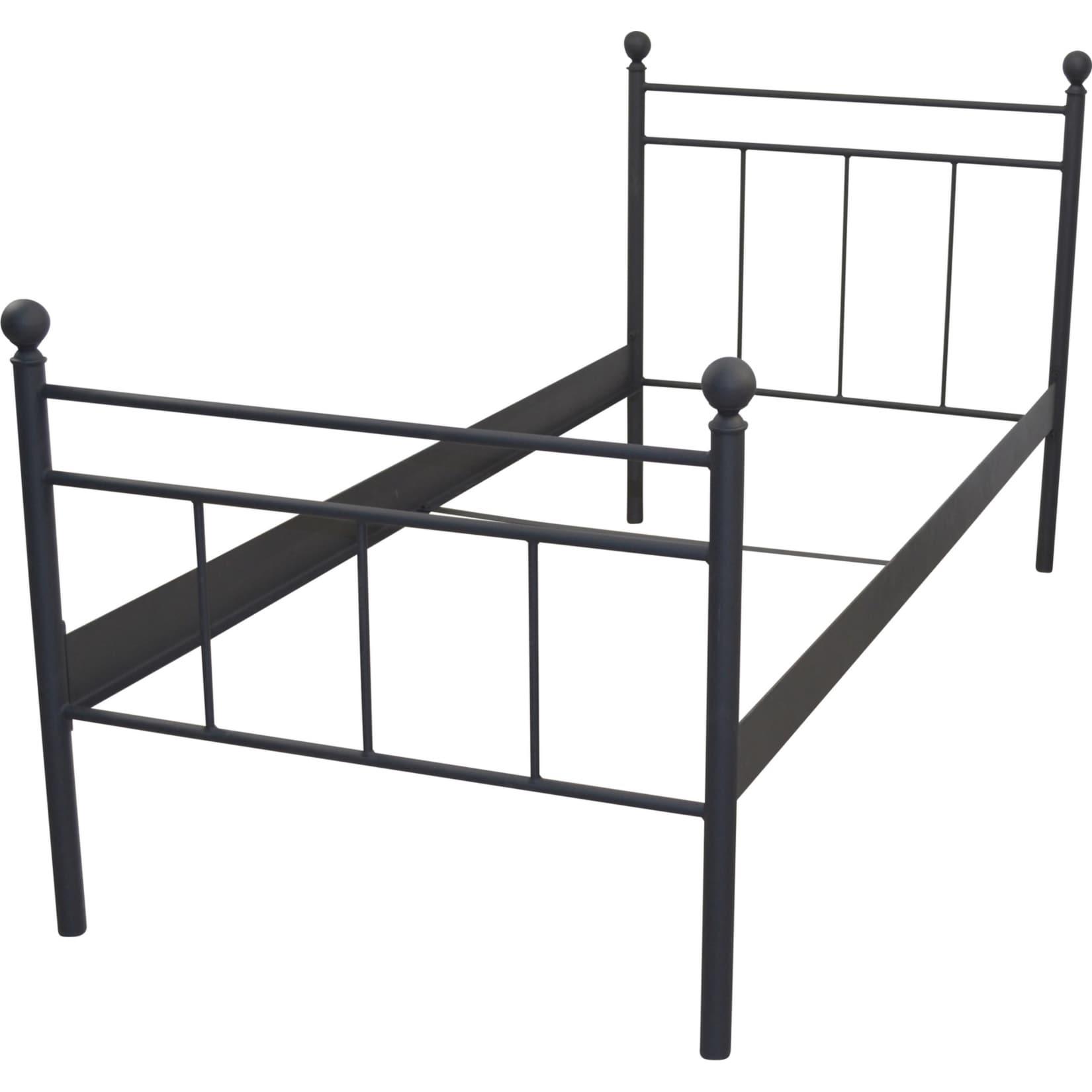 möbel direkt online Metallbett in 3 Größen Rubi schwarz