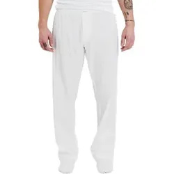 Bread and Boxers Woven Pyjama Pants Weiß Ökologische Baumwolle Small Herren