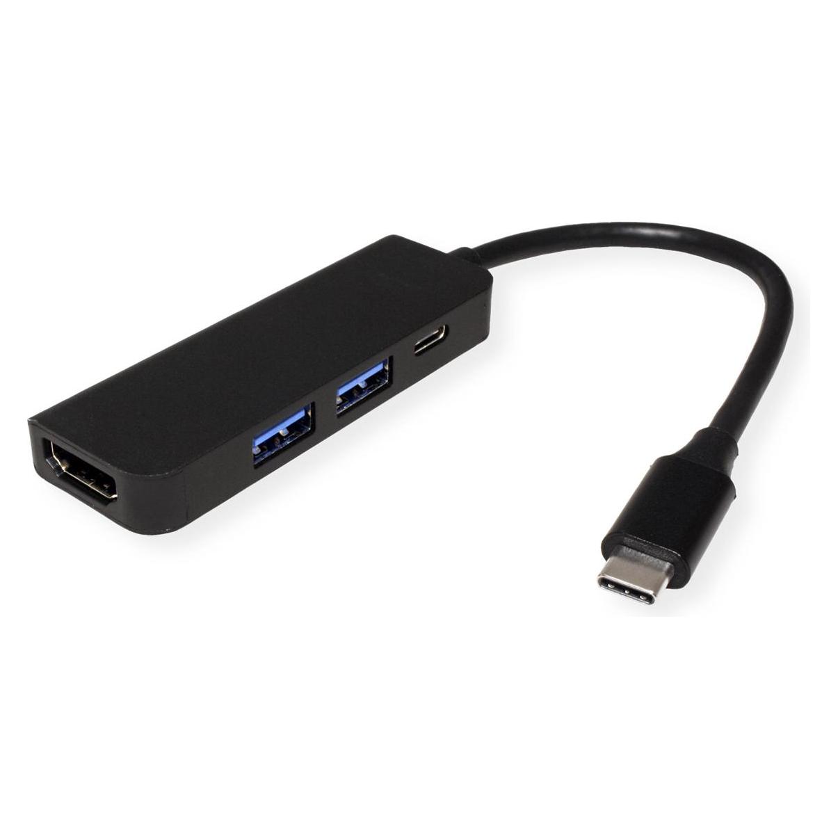 Value USB Typ C Dockingstation (USB-C, 4 Ports) (12.99.1042)