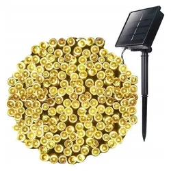 Koopman, Lichterkette, Solar LED-Beleuchtung 400 LED warmweiss (4 m)