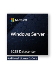 Microsoft CSP Windows Server 2025 Datacenter - Additional License 2 Core (Commercial) (DG7GMGF0D65N:0003)