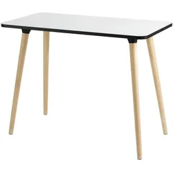 Paperflow Schreibtisch »Micro Office« 100 cm Holzgestell weiß, 100x75x50 cm