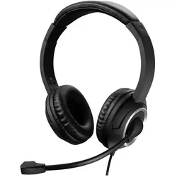 Sandberg Chat (Kabelgebunden, USB-A, Microsoft Teams), Office Headset, Schwarz
