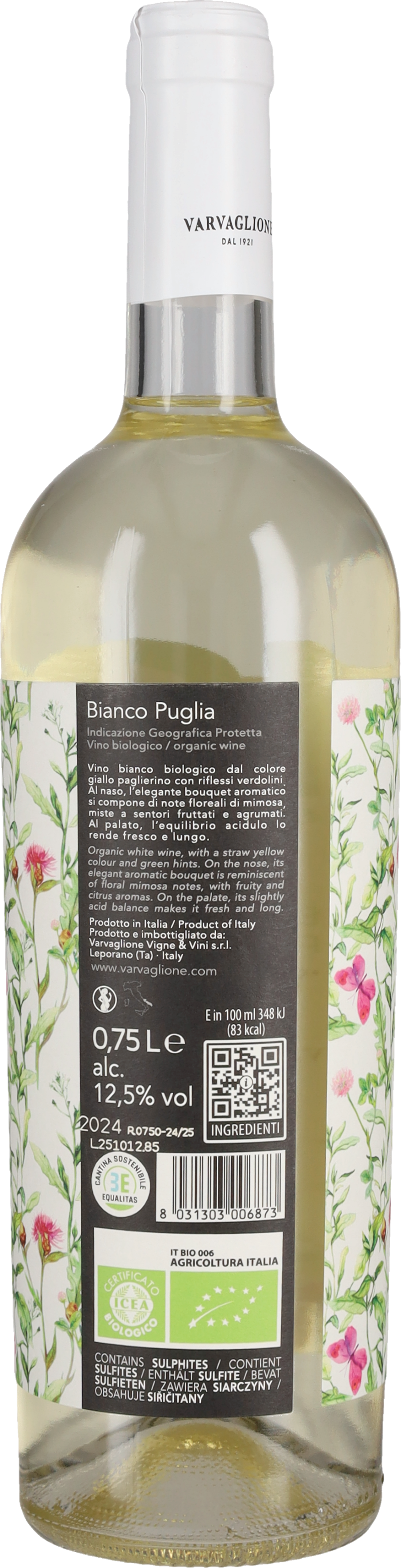 Bianco BIO '12 e Mezzo' Varvaglione 2024