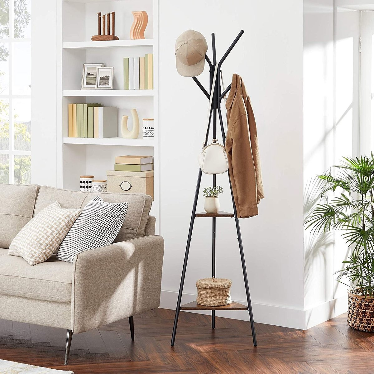Bobbel Home Garderobestandaard Vintage Bruin