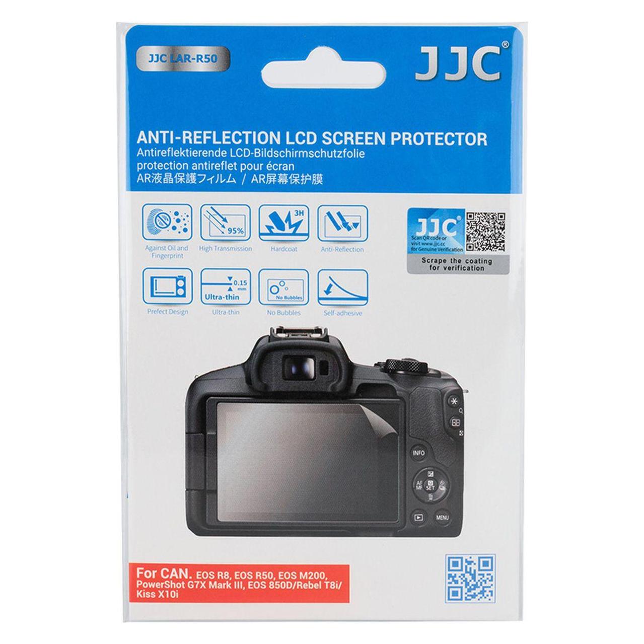 JJC LAR R50 Anti Reflection LCD Screen Protector (Canon EOS R8, Canon EOS R50, Canon EOS M200, Canon Pow (LAR-R50)
