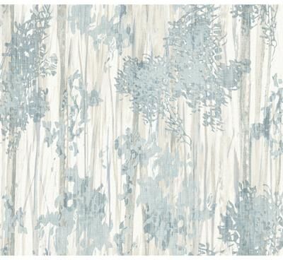 York Wallcoverings Aspen Grove Blue Wallpaper