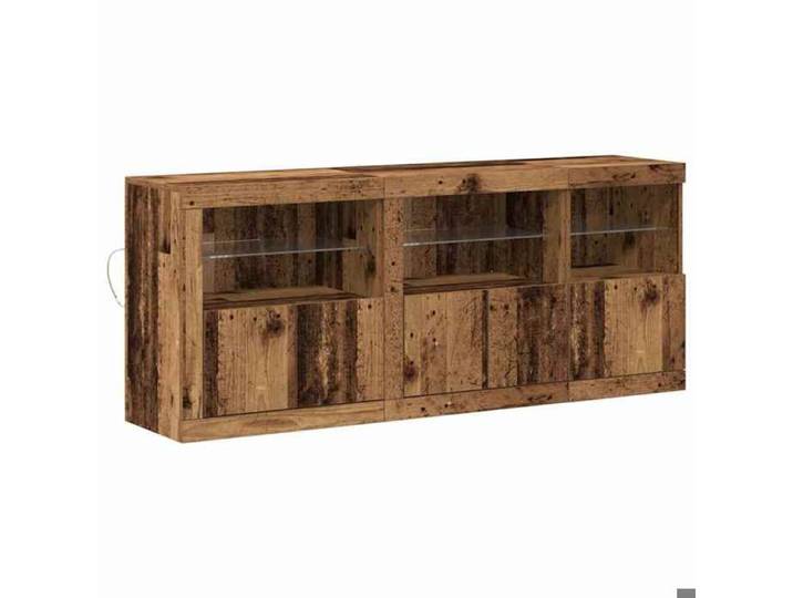 @FRENCH Buffet bahut - TOP VENTES - Commode Meuble de rangement - Bois ancien 162 x 37 x 67cm - Bois d'ingénierie - Armoire de