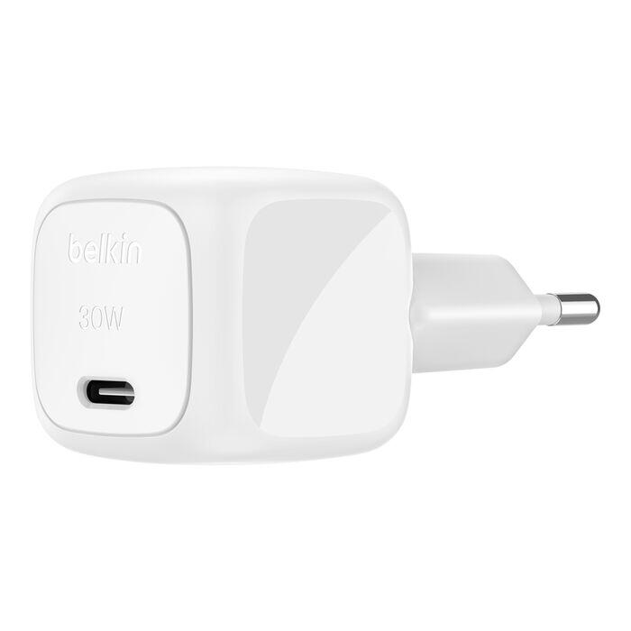 Belkin BoostCharge Kompaktes 30 W USB-C Ladegerät, weiß WCA008kqWH