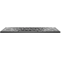 Logickeyboard Largeprint Mini (DE, Kabellos), Tastatur, Weiss