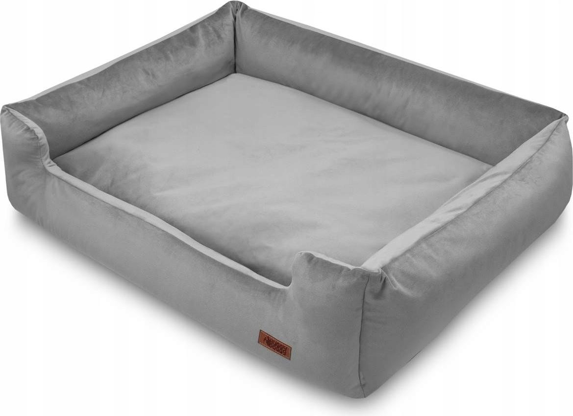 HUGGY DOGGY XL hondenbed - Grijs - Klassiek en comfortabel stoffen hondenbed