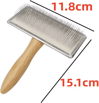 Inspire Essentials PawEase Solid Wood Pet Grooming Comb 11.8 Cm