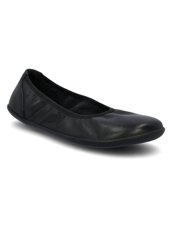 Groundies Leder-Barfußschuhe in Schwarz - 38