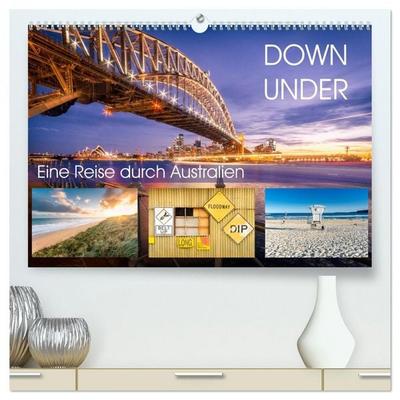 Down Under - Eine Reise durch Australien (hochwertiger Premium Wandkalender 2026 DIN A2 quer), Kunstdruck in Hochglanz